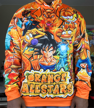 Load image into Gallery viewer, Orange Allstars Hoodie