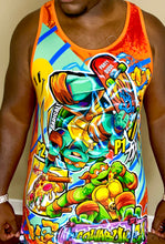 Load image into Gallery viewer, Orange Turtle Tank Top