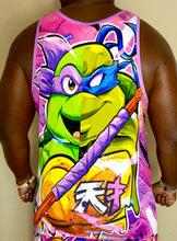 Load image into Gallery viewer, Purple Turtle Tank Top