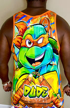 Load image into Gallery viewer, Orange Turtle Tank Top