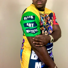 Load image into Gallery viewer, Black Cartoons Shirt AOP