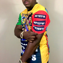 Load image into Gallery viewer, Black Cartoons Shirt AOP