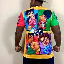 Load image into Gallery viewer, Black Cartoons Shirt AOP