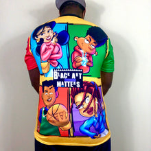 Load image into Gallery viewer, Black Cartoons Shirt AOP