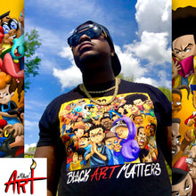 Load image into Gallery viewer, Black Cartoons Shirt DTG