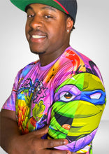 Load image into Gallery viewer, Purple Turtle Shirt AOP