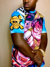 Load image into Gallery viewer, Gold Skull Shirt AOP