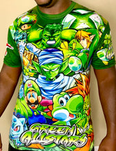 Load image into Gallery viewer, Green All Stars Shirt