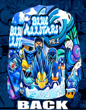 Load image into Gallery viewer, Blue all stars long sleeve shirt