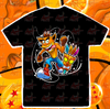 Orange All Stars Warped Graphic Tee