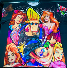 Load image into Gallery viewer, Ladies Love Johnny Shirt AOP
