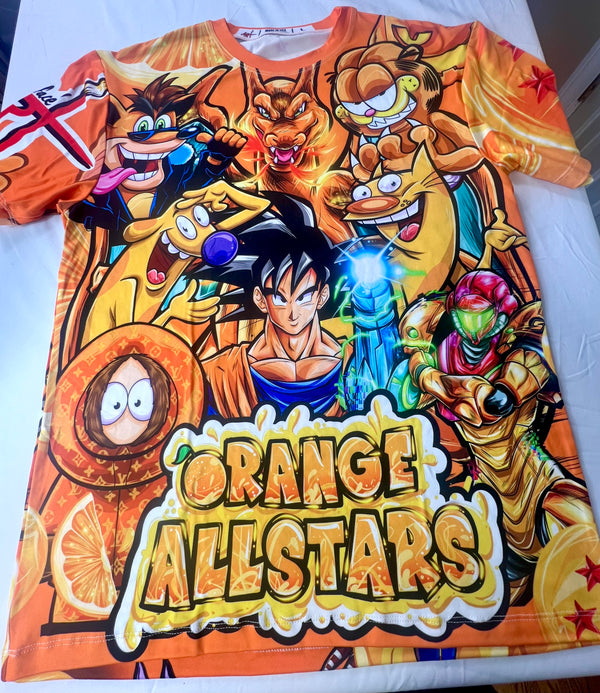 Orange All Stars Vol 1 Shirt - inyoface Art