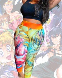 Raging Orange Leggings