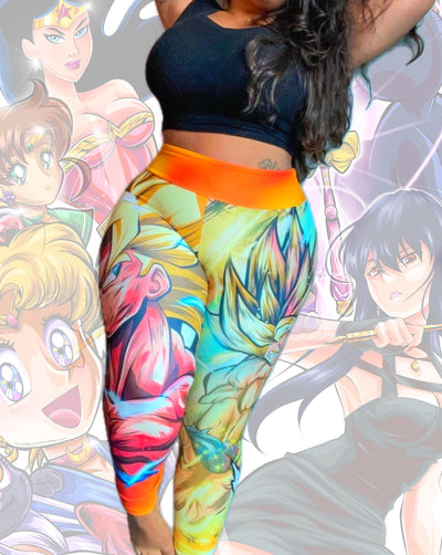 Raging Orange Leggings