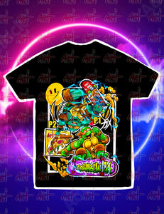 Orange Turtle Graphic Tee