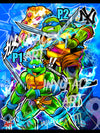 Blue turtle poster 1