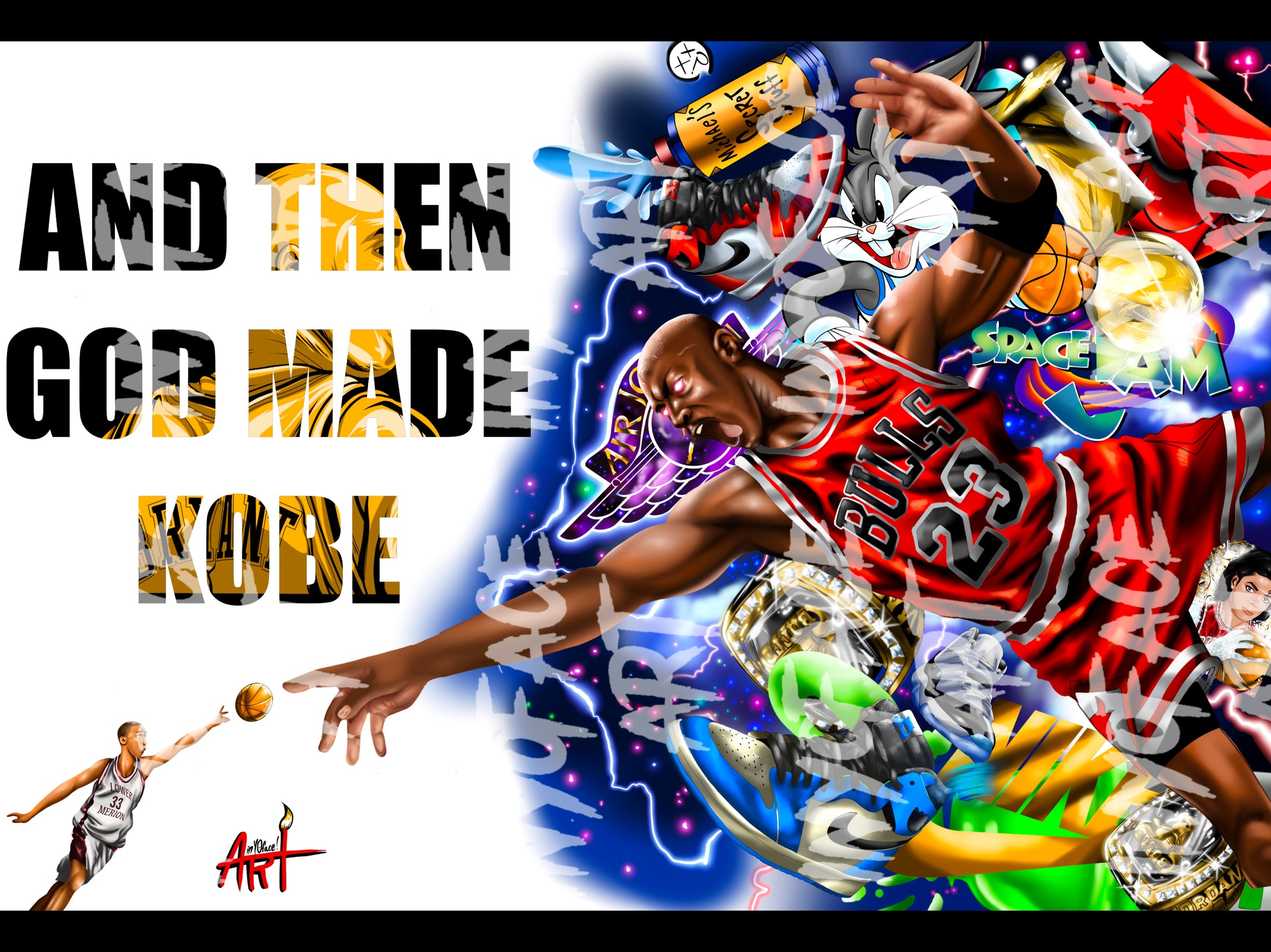 And Then God Made Kobe Poster