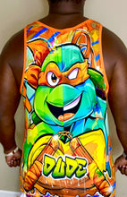 Load image into Gallery viewer, Orange Turtle Tank Top
