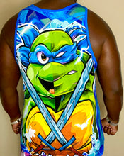 Load image into Gallery viewer, Blue Turtle Tank Top
