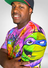 Load image into Gallery viewer, Purple Turtle Shirt AOP
