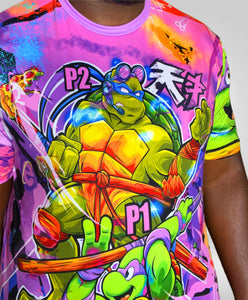 Purple Turtle Shirt AOP