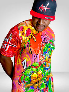 Red Turtle Shirt AOP