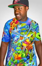 Load image into Gallery viewer, Blue Turtle Shirt AOP
